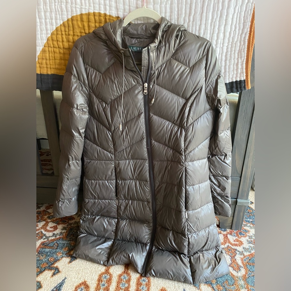 Ralph Lauren, long quilted coat